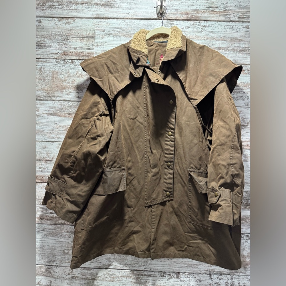 Mens Australian Outback Oilskin
Mackenzie Trails Flannel Lined Duster
Coat XL